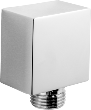 Blaufoss Square standard Wandanschlussbogen 1/2" Chrom glänzend