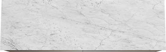 Balmani Mitra meuble salle de bains suspendu 180 x 55 cm noyer américain avec Stretto tablette simple ou double en marbre carrara