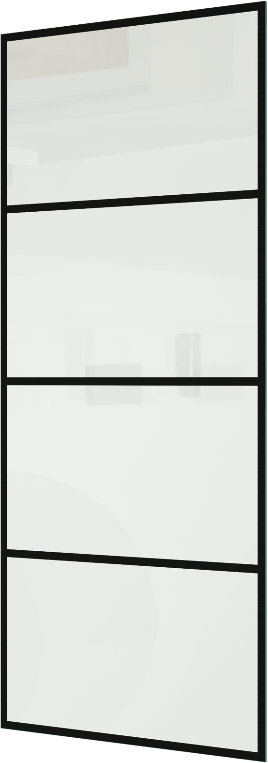 Balmani Modular Duschwand Glas: Lined, 85 x 200 cm