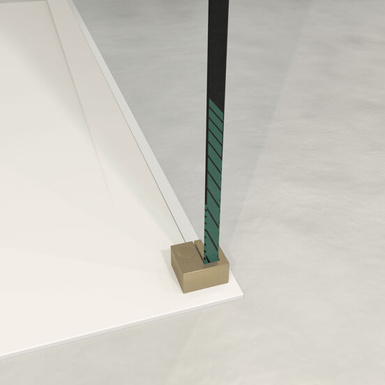 Balmani Modular raccord de verre Brushed Champagne Gold