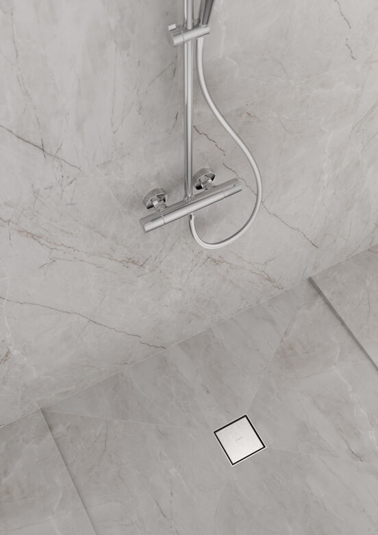 Hansgrohe RainDrain Brillance doucheput 15cm RSV Look