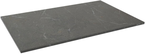 Balmani Stretto Einzelwaschtischplatte, Pietra Grey marmor, 90 x 55 cm
