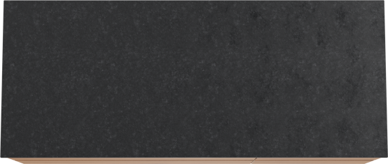Balmani Mitra meuble salle de bains suspendu 135 x 55 cm teck avec Stretto tablette simple ou double en granit noir
