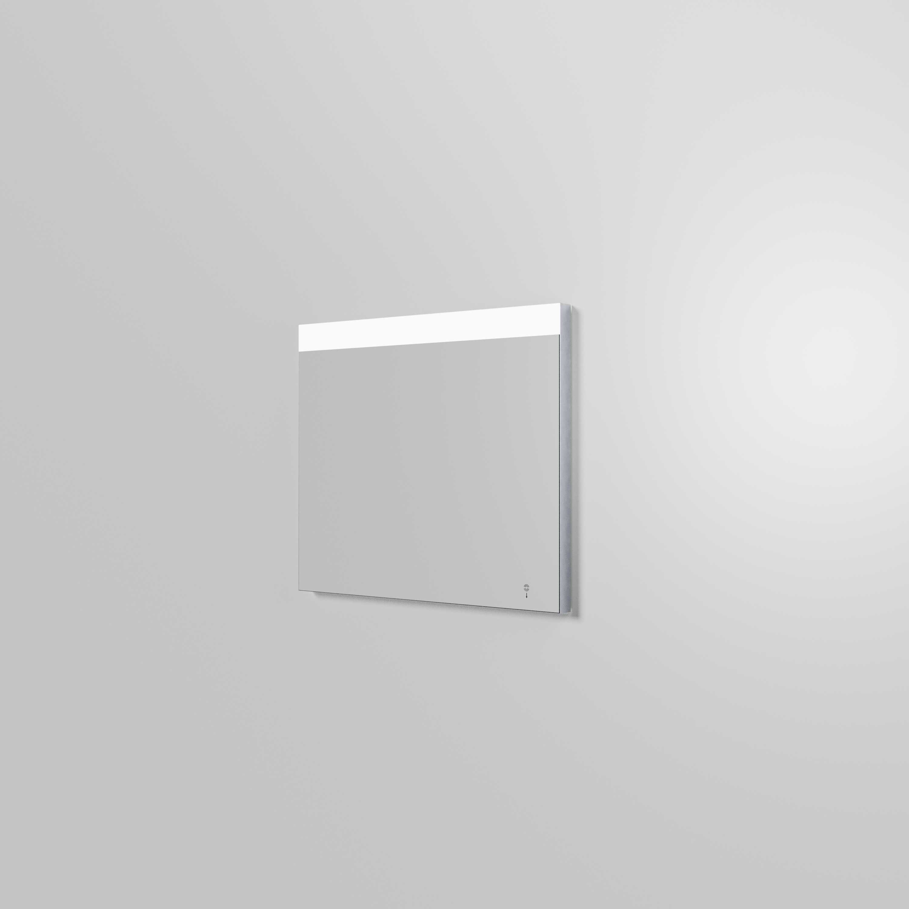 Storke Lucera rechthoekig badkamerspiegel 85 x 70 cm met spiegelverlichting
