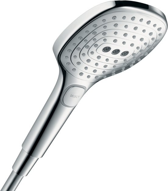 Hansgrohe Raindance Select E120 handdouche 3 straalsoorten glanzend chroom