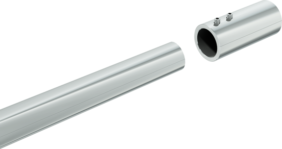 Linie Walk-in II set profielen 8 mm glas chroom
