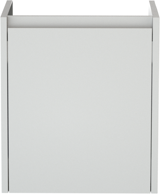 Storke Seda zwevend wastafelonderkast 45 x 35 cm mat wit deur
