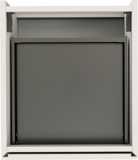 Storke Edge meuble sous-vasque suspendu 45 x 52 cm blanc mat 2 tiroirs