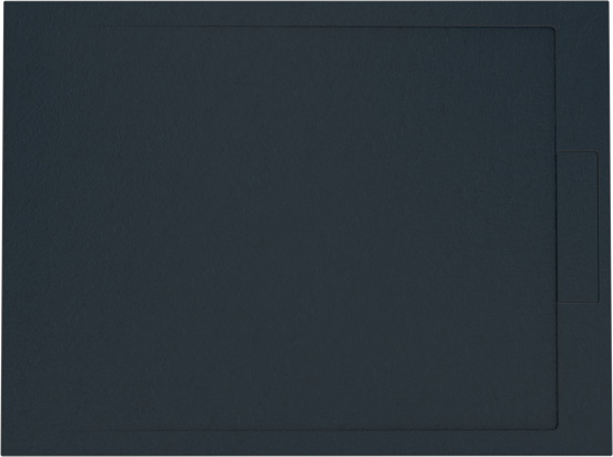 Balmani Indus douchebak 120 x 90 cm composietmarmer grafietgrijs leisteenstructuur