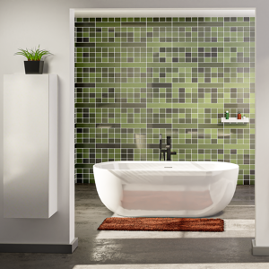 Luca Varess Mercuria freistehende Badewanne