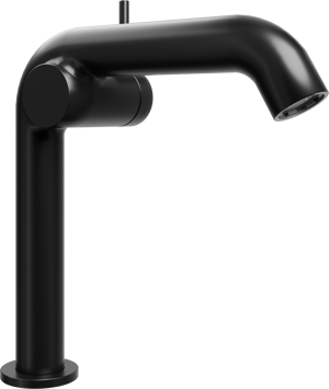 Blaufoss Round M EcoStart robinet de lavabo standard noir mat
