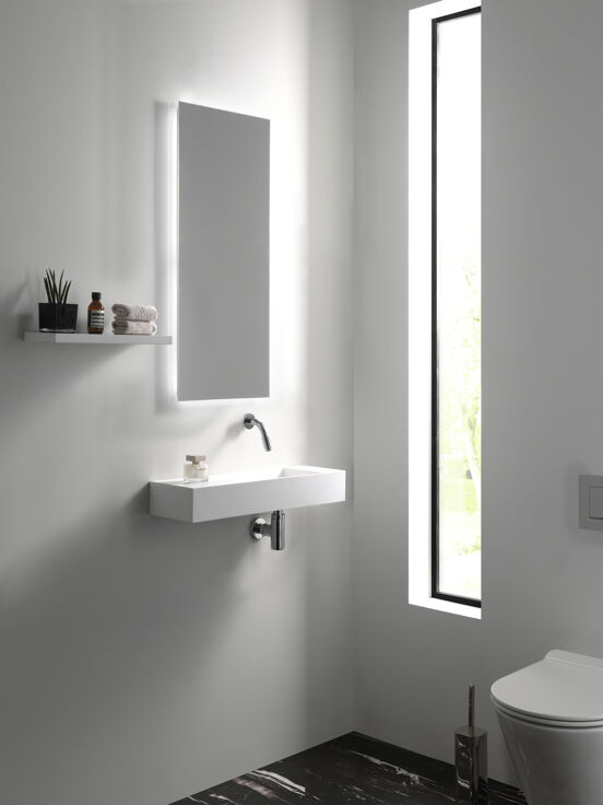 Balmani Mood fonteintje 65 x 20 cm matte Solid Surface