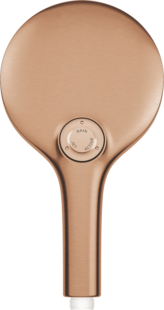 Grohe Rainshower Smartactive 130 handdouche ø13cm 3 functies Brushed Warm Sunset