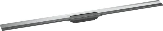 Hansgrohe RainDrain Flex Fertigset Duschrinne kürzbar wandangebunden 120cm Glänzend Chrom