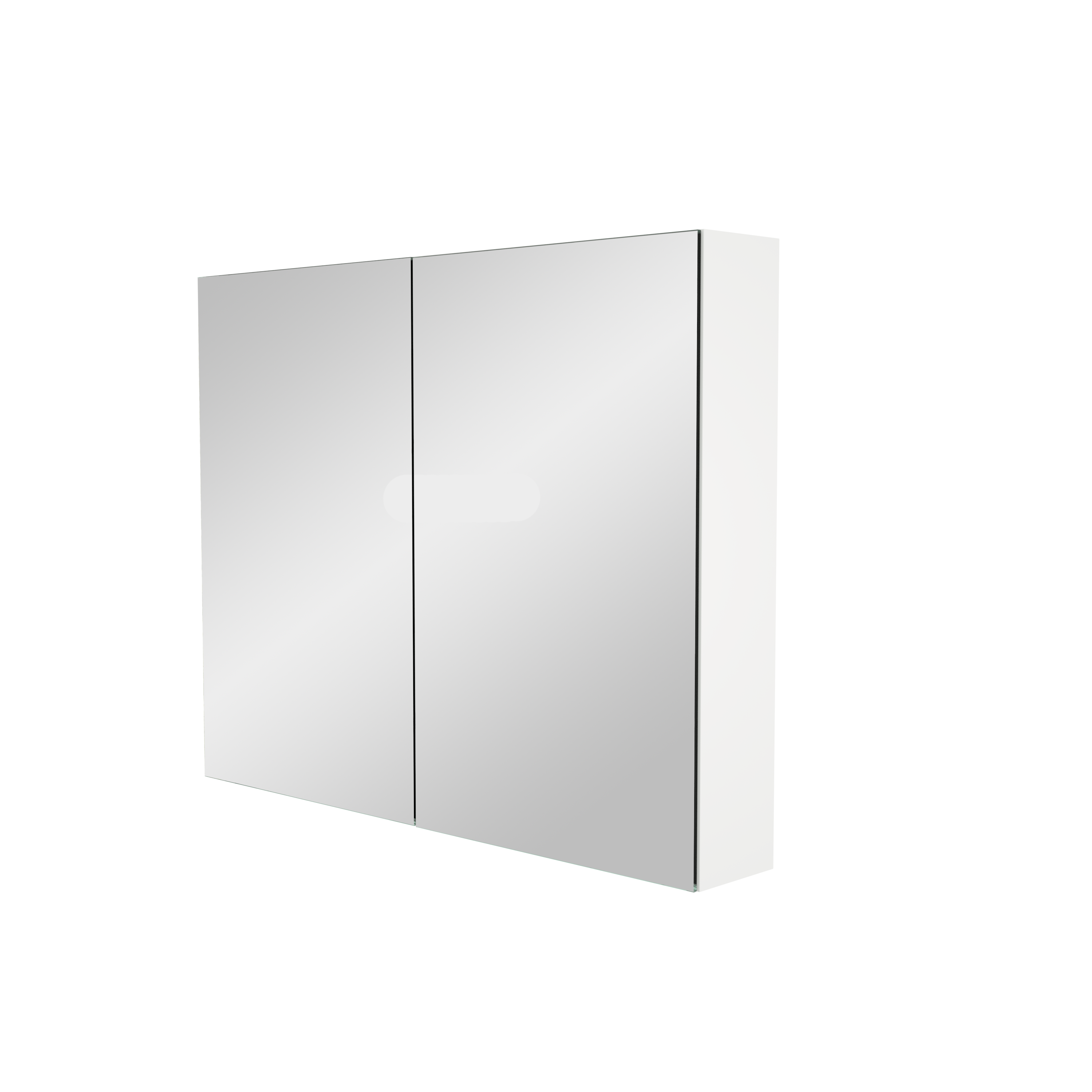 Storke Reflecta spiegelkast 95 x 75 cm mat wit