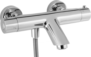 Blaufoss Titan badkraan thermostatisch chroom