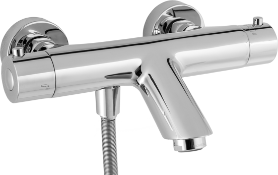 Blaufoss Titan robinet de bain thermostatique chrome brillant