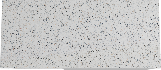 Storke Edge meuble salle de bains suspendu 120 x 52 cm blanc brillant avec Tavola tablette simple ou double en blanc/noir mat terrazzo