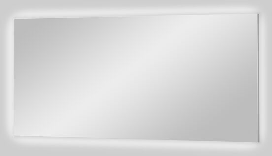Balmani Giro rechthoekig badkamerspiegel 135 x 65 cm met spiegelverlichting