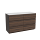 Storke Edge meuble salle de bains avec tablette pour vasques Tavola