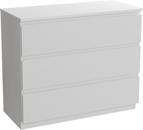 Linie Lado staand badkamermeubel 100 x 46 cm mat wit met Lado enkel of dubbel tablet in composietmarmer mat wit