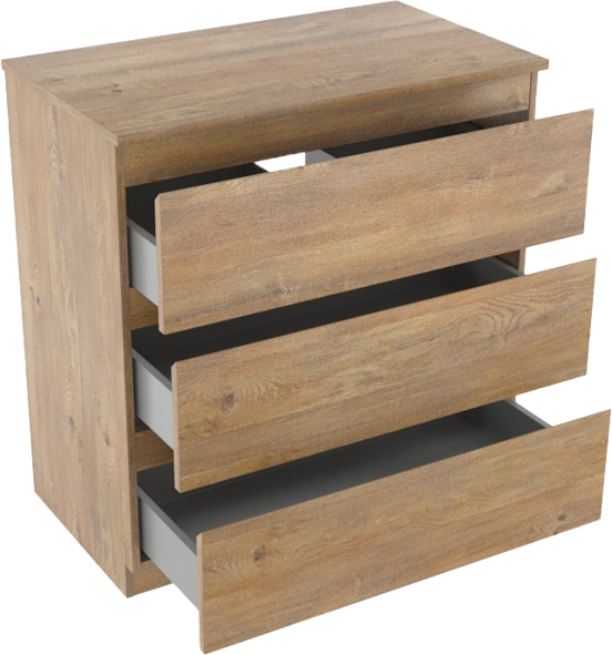 Linie Lado meuble salle de bains à poser 80 x 46 cm chêne naturel avec Lado tablette simple en mélaminé chêne naturel
