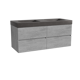 Storke Edge badkamermeubel met Scuro High wastafel