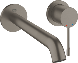 Grohe Essence L-size inbouw wastafelkraan Brushed Hard Graphite