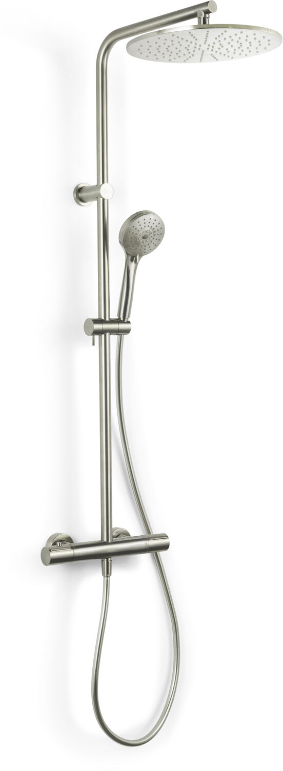 Blaufoss Round 300 regendoucheset Brushed CoolMetal
