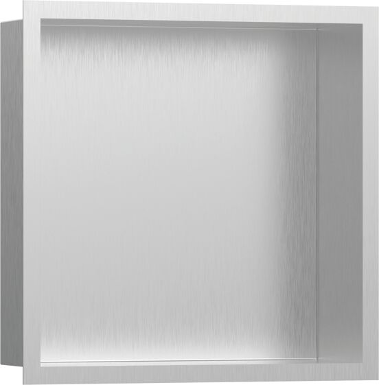 Hansgrohe XtraStoris Einbaunischen rvs look
