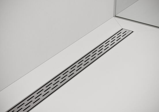 Easy Drain Compact douchegoot 70cm Brushed Stainless Steel