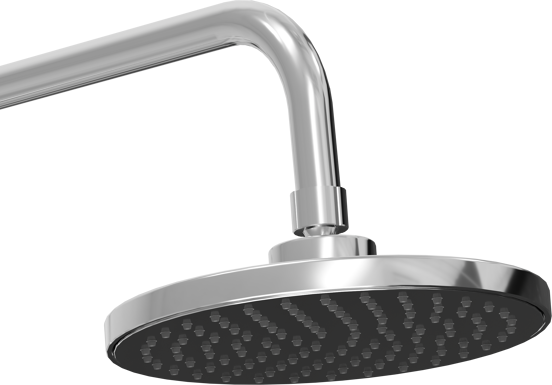 SanyOne Minerva Duschsystem mit Thermostat-Armatur Chrom glänzend
