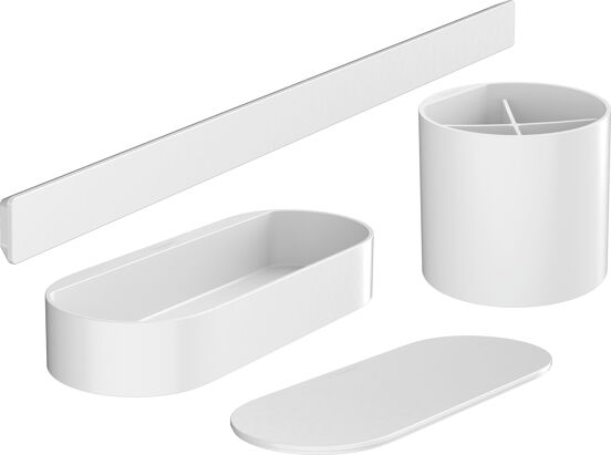 Hansgrohe WallStoris Badezimmer Set weiß matt