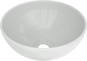 Linie Lavo vasque à poser porcelaine blanc brllant rond Ø 32 cm