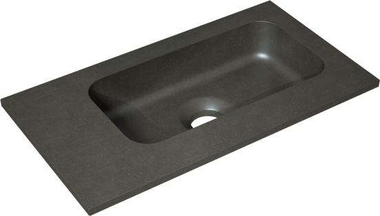 Storke Fina Handwaschbecken: Quarz, matt, 40 x 22 cm