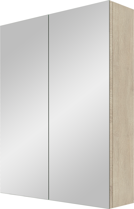 Linie Montro armoire de toilette 60 x 75 cm chêne blanc