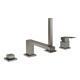 Grohe Eurocube badrandkraan, inclusief inbouwelement