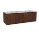 Storke Ribs meuble salle de bains avec lavabo Diva