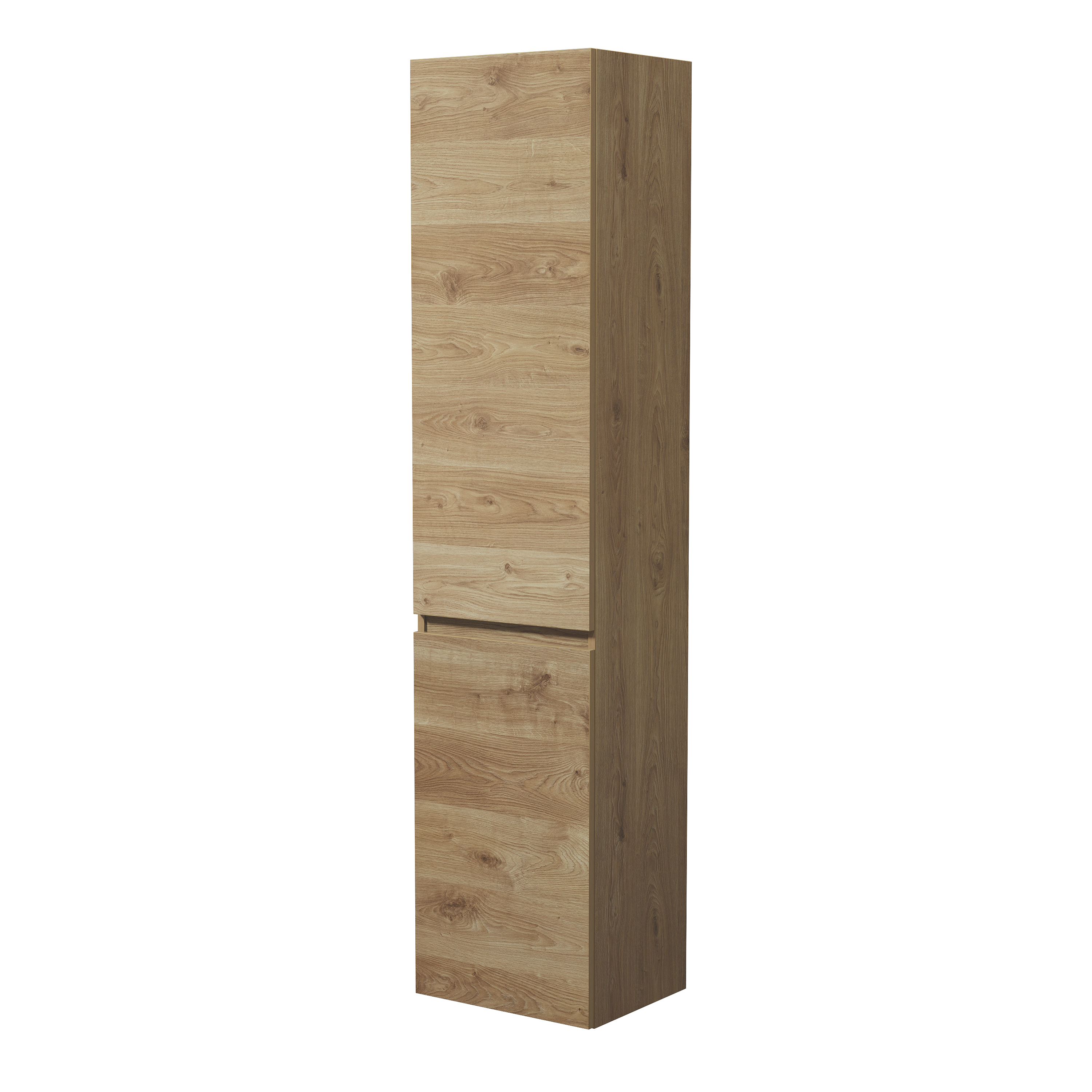 Balmani Lucida staande badkamerkast links ruw eiken 45 x 35 x 195 cm