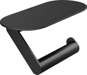 Hansgrohe WallStoris Toilettenpapierhalter schwarz matt