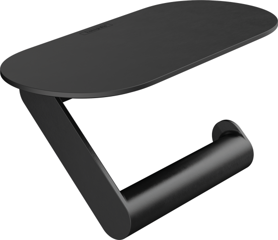Hansgrohe WallStoris Toilettenpapierhalter schwarz matt