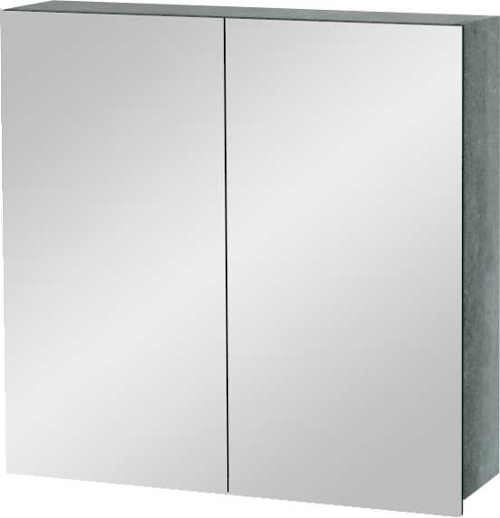 Balmani Lucida spiegelkast 75 x 72 cm beton donkergrijs