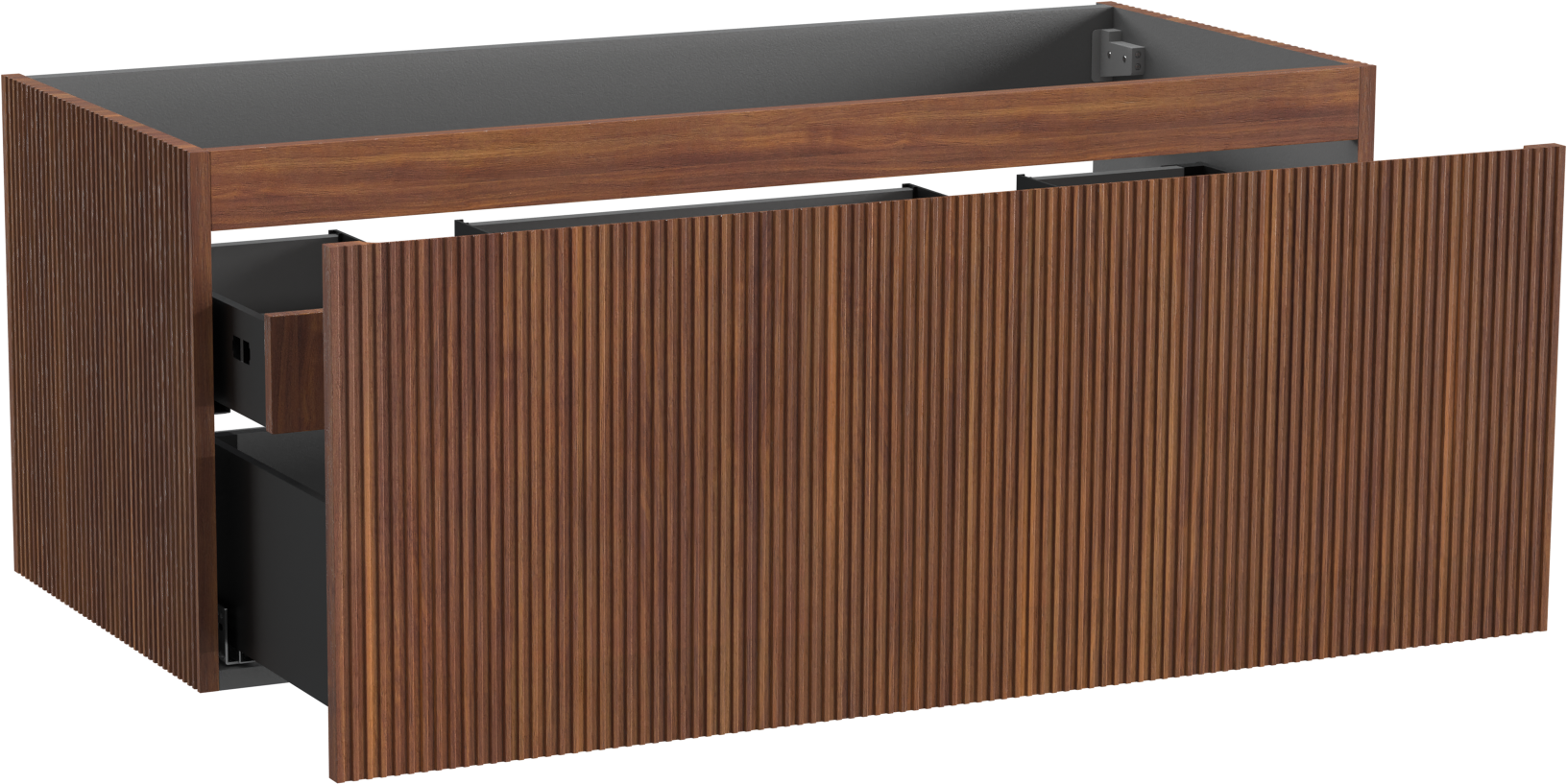 Storke Ribs Wastafelonderkast 120 X 52 Cm Bruin X O Badkamers storke-ribs-wastafelonderkast-120-x-52-cm-bruin-x-o-badkamers