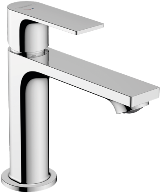 Hansgrohe Rebris 110 Niedrige Waschtischarmatur Chrom glänzend