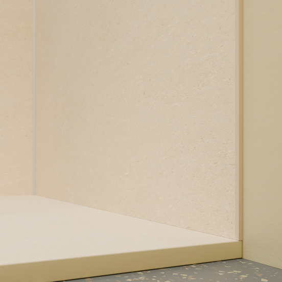 Luca Varess Suite Duschwanne 160 x 90 cm Marmorkomposit Dizzy Cream 