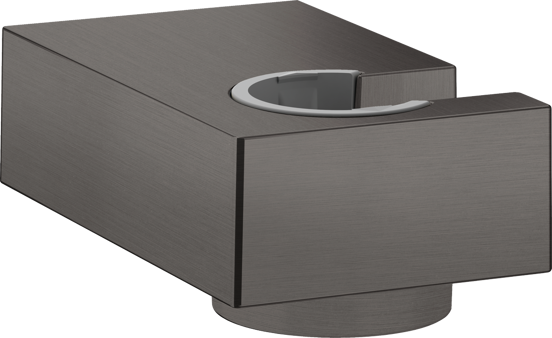 Hansgrohe Porter E Brausehalter: Brushed Black Chrome