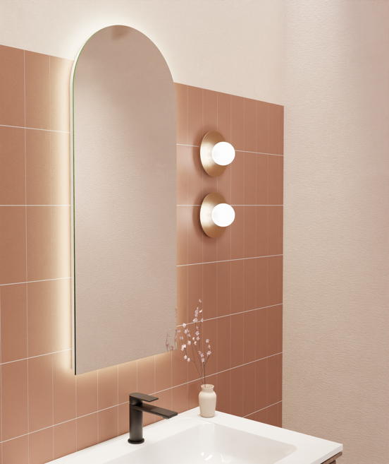 Balmani Pelota Disc small LED Verlichting 16 cm rosegold