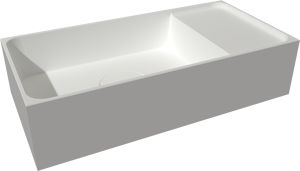 Balmani Dama lave-mains 42 x 21 cm mat Solid Surface