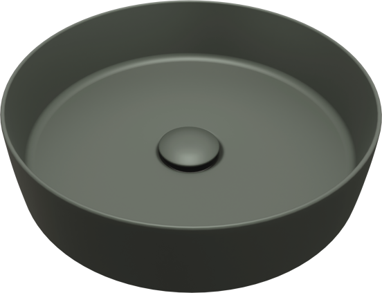 Balmani Fiyi vasque à poser Solid Surface Forest mat rond Ø 39 cm