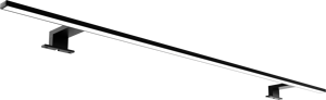 Luca Varess Cubico LED luminaire 120 cm noir